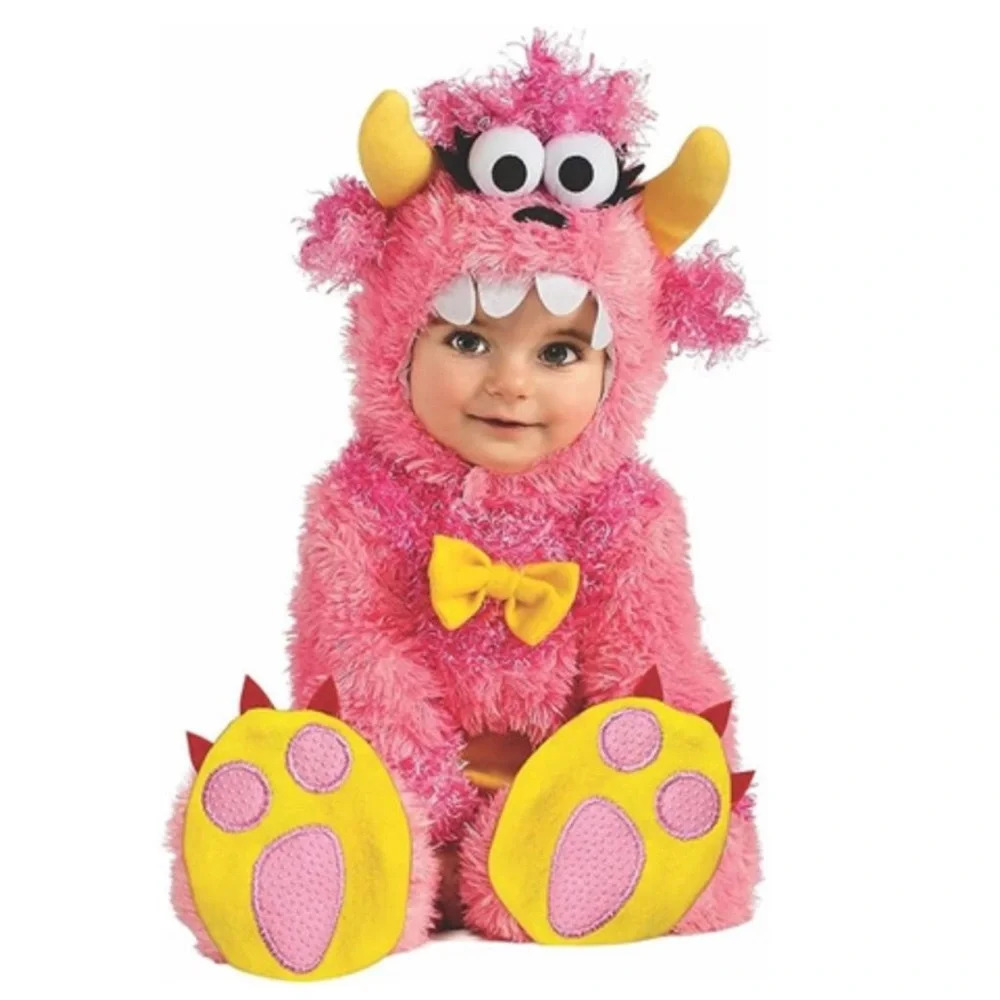 Pinky Winky Monster Costume Baby Size 12-18 Months Halloween Costume 2-pc Set